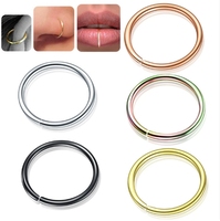 Cincin Hidung Getta OEM 316L CZ Stainless Steel L-Bend, Anting Hidung Berlian, Perhiasan Tindik untuk Wanita Pria, Bersertifikat ASTM, Cocok untuk Pernikahan