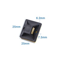 Clips de gestion de câbles muraux en nylon PA66 25*25, attaches de câbles, supports de fixation, attaches de câbles en nylon autocollantes