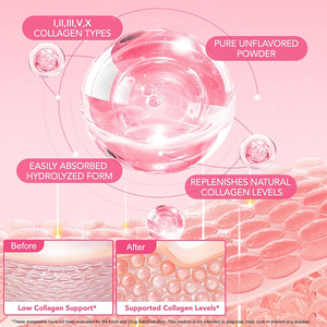 Complément beauté OEM/ODM à la biotine favorisant la santé normale des cheveux et des ongles, lisse et raffermit la peau, poudre de peptides multi-collagène. - Product Image 4