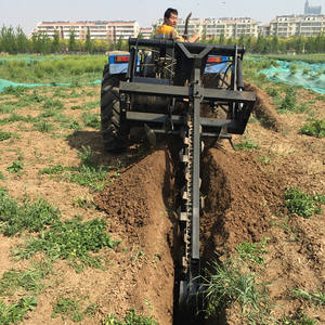 Trencher escavatore trattore attacco caricatore 20-200cm profondità 12-100cm larghezza 240-500 m/h catena Trencher - Product Image 2