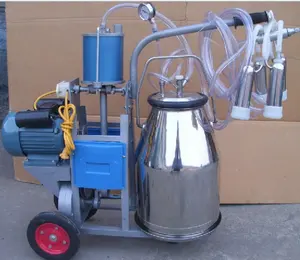 Cow milking machine used for small dairy plant