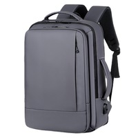 Sac à Dos Homme Professionnel 1 Pièce, Étanche et Extensible, avec Port de Charge USB et Emplacement Ordinateur Portable, Idéal Étudiant et Sportif, Logo Personnalisé