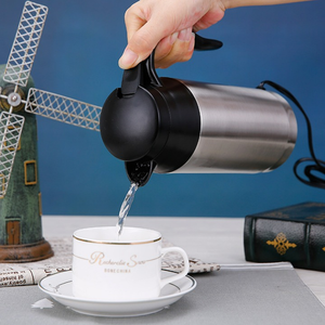 Venta caliente taza de calefacción de coche de acero inoxidable taza eléctrica calentador de agua de coche taza de calefacción tetera olla de calentamiento - Product Image 4