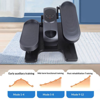 Stepper de rééducation électrique intelligent à double mode magnétique pour personnes âgées, usage domestique, capacité 100 kg, mini elliptique pour membres