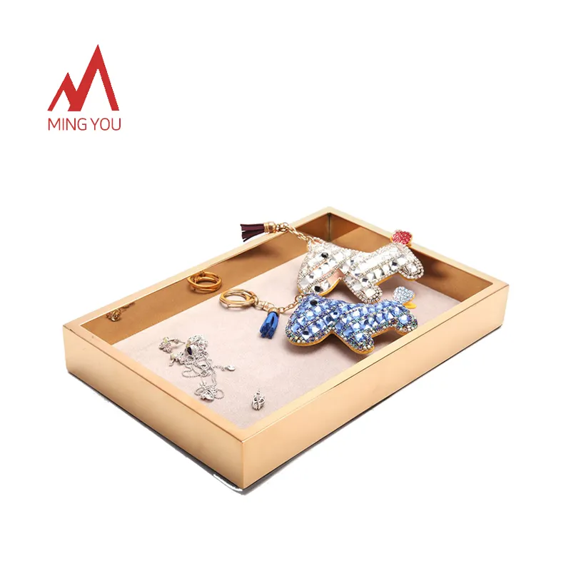 Jewelry Necklace Counter Glasses Display Tray Jewelry Display Table Store