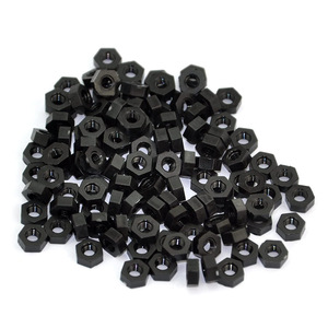Tuercas hexagonales de plástico M2.5 M3 M4 M5 M6 M8 M10 de colores surtidos para tornillos - Product Image 4