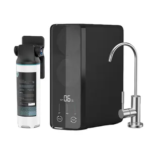 Real time TDS shows 800 GPD TANKLESS Alkaline REVERSE OSMOSIS WATER SYSTEM WITH ALKALINE & REMINERALIZATION,