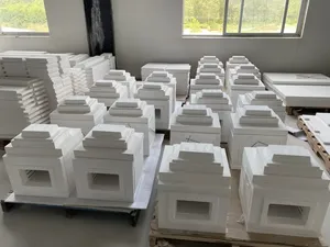 उच्च गुणवत्ता 1800c अपवर्तक सिरेमिक फाइबर हीटिंग चैंबर कम थर्मल चालकता उच्च तापमान के लिए अनुकूलन योग्य आकार - Product Image 4