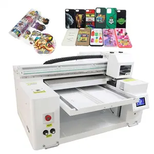 Full Automatic Stationary Ruler Flat Screen Printer with UV Dryer for Plastic Rules Automatic Screen Printing Machine