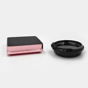 Spot maquillage 15g boîte à coussin <span class=keywords><strong>d</strong></span>'<span class=keywords><strong>air</strong></span> carré luxe ABS fondation maquillage boîte <span class=keywords><strong>de</strong></span> <span class=keywords><strong>rangement</strong></span> avec bouffée et miroir couvercle noir - Product Image 2