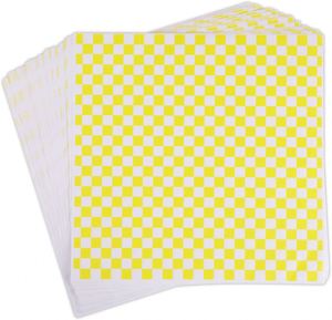 Greaseproof Food Grade Checkered Print Wax Coated Burger <b>Wrapping</b> <b>Paper</b> Double-Sided 100% Virgin Wood Pulp Custom Sizes Cookware - Product Image 4