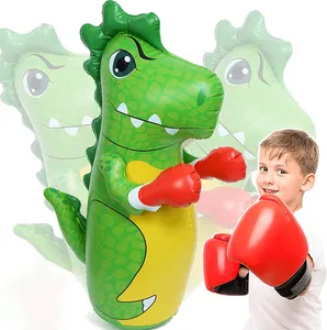 Dinosaurier Bop Bag Aufblasbares Stanz spielzeug, aufblasbare Boxsack Kinder für Indoor Outdoor Party Spiele