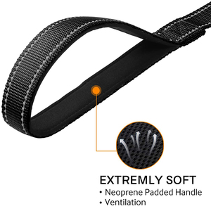 OEM guinzaglio per cani in Nylon imbottito piccolo medio grande riflettente Training piombo alla moda durevole stile semplice decorazione a nastro - Product Image 4