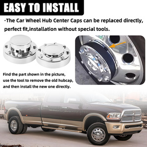 Enjoliveurs de roue Dodge Ram argentés à visser, décoratifs, avant et arrière, pièces de modification automobile LKT146 - Product Image 3