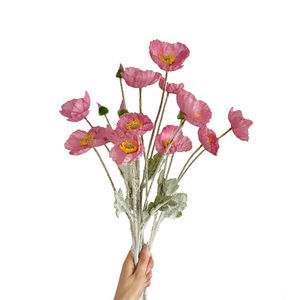 Flores Artificiales de Amapola Islandesa de Seda, Alta Simulación, Decoraciones para Bodas, Arreglos para Mesa de Salón, Accesorios para Fotografía - Product Image 5