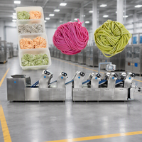 Machine à pâtes fraîches, machine à nouilles, pistolet à nouilles, machine à nouilles fraîches à 4 rouleaux, machine d'emballage de nouilles ramen fraîches