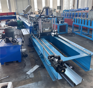 Automatic Metal Steel Solar Panel Photovoltaic Bracket Support M Strut Bracket Rain Water Gutter Cold Roll Forming Machine - Product Image 1
