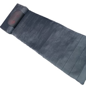 Massage Mattress Grey Vibration Heat Therapy Neck Waist Back Massage Electric Plug In Timing Function - Product Image 2