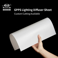 Feuille diffuseur texturée GPPS de qualité supérieure, feuille PS mate pour lampes LED