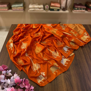 Indian Boutique Banarasi <b>Saree</b> Designer Latest Exclusive Heavy <b>Blouse</b> Ethnic Beautiful Elegant Bridal Party Exclusive Wedding - Product Image 3