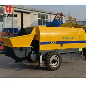 Hbts80-16-110 80m3/h Electric Trailer Concrete Pump Bangladesh Price Concrete Pump Used Putzmeister Concrete Pump