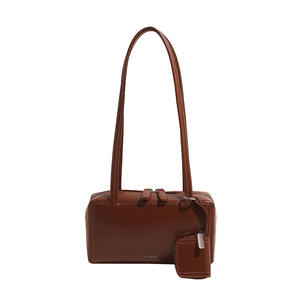 Sac à bandoulière décontracté haut de gamme pour femme, version coréenne, grande capacité, simple et polyvalent, style bowling, 2025 - Product Image 5