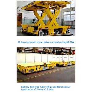 Nuevo <span class=keywords><strong>AGV</strong></span> omnidireccional de 16 toneladas con ruedas <span class=keywords><strong>Mecanum</strong></span> para transporte y elevación industrial - Product Image 4