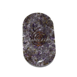 Factory Direct Supply Amethyst Oval <b>Orgonite</b> Cabs Stones - Product Image 1