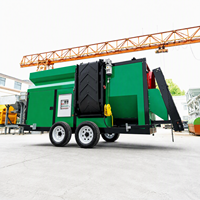 Trommel de criblage de sol haute capacité à vendre – Machine de criblage de compost portable pour le criblage du substrat