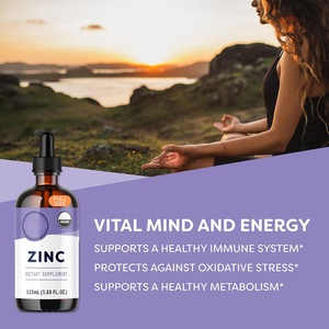 Líquido de <span class=keywords><strong>zinc</strong></span> iónico de etiqueta privada Soporte inmunológico Cuidado DE LA PIEL Suplementos de <span class=keywords><strong>zinc</strong></span> para niños y adultos Sistema de defensa de soporte de sulfato de <span class=keywords><strong>zinc</strong></span> - Product Image 3