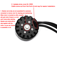 Maytech Moteur électrique à feuille 6579 110KV avec hélice en plastique pour propulseur sous-marin à hydroptère électrique Efoil Board