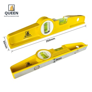 Nivel de Burbuja LINYI QUEEN de 10 Pulgadas, Cuerpo de Aluminio Fundido, Base Fresada de Precisión, Precisión de +/-0.5mm/m, con Viales - Product Image 2