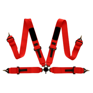 Dây đai an toàn đua xe thể thao kiểu dáng thể thao 6 điểm 3 inch màu ĐEN ĐỎ, có bộ nối dài dành cho ô tô - Product Image 6