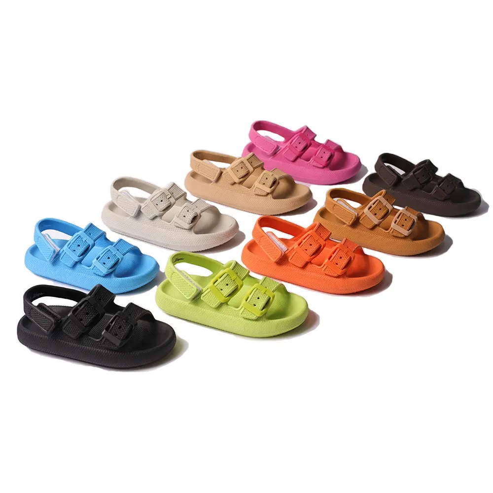 HEVA 2023 Infant Child Clogs Sandals Unisex Toddler Walking Clogs Shoes Baby Girl Boys EVA Summer Sandals Slippers