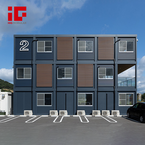 Luxueuse maison moderne appartements modulaires pliables avec jardin petites maisons préfabriquées avec bureau maisons conteneur préfabriquées pour hôtel - Product Image 6