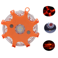Lampe stroboscopique à 8 led rotatif, signalisation de sécurité, soleil stroboscopique, urgence, route et voiture, Signal lumineux, lampe d'avertissement
