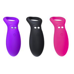 실리콘 모터 이중 용도 진동 잠금 정밀 링 남녀공용 IPX7 방수 발기부전 방지 섹스 토이 - Product Image 1
