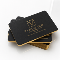 Cartes de remerciement personnalisées 4x6 de luxe avec logo noir et dorure à chaud pour mariages, petites entreprises, remises de diplômes, funérailles, et fêtes prénuptiales