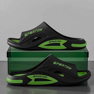 Chaussons pour hommes, tendance étudiante, antidérapants, pour l'intérieur et l'extérieur, version coréenne, pour la maison et la douche, chaussons frais pour hommes - Product Image 5