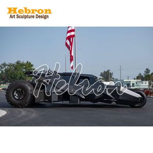 Escultura de Coche de <span class=keywords><strong>Batman</strong></span> a Tamaño Real, Personalizada de Fábrica, Escultura de Metal Reciclado, Modelo de Coche Artístico para Colección y Exhibición de Entusiastas de Autos - Product Image 3