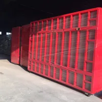 Large Red Trio Panel, Peri Wall and Slab Formwork