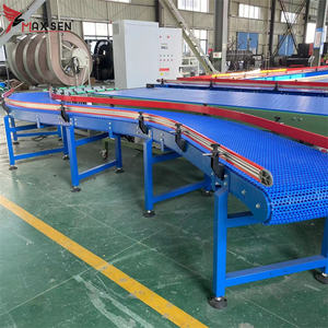 Maxsen 하이 퀄리티 CE 인증 식품 등급 PP 모듈식 벨트 컨베이어 식품 산업용 청색 또는 맞춤형 색상 - Product Image 3