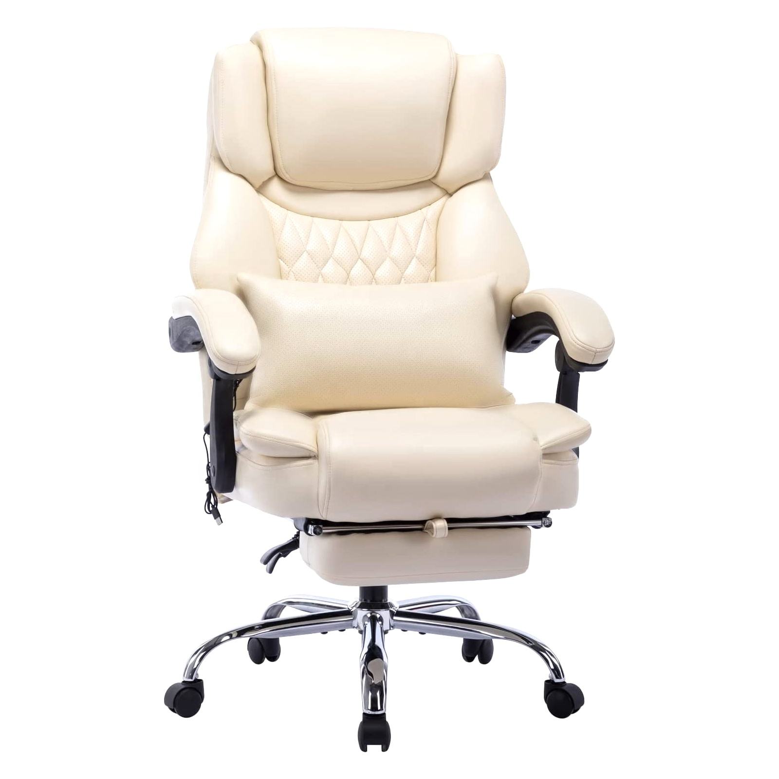 High Quality Modern Luxury Libya White Boss Computer Reclining