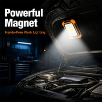 Magnetische Wiederaufladbare Arbeitsleuchte COB Arbeitslampe 7000LM Powerbank USB Haken Ständer Tragbare Auto-Reparatur Inspektionsleuchte
