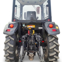 Tracteur à roues Deutz-Fahr 704 d'occasion, cabine fermée, quatre roues motrices, moteur 70 CV, boîte de vitesses, excellent état, pour vidéo