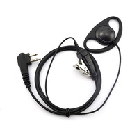 Écouteur radio PMLN6535 de style D avec microphone et PTT pour radio bidirectionnelle Motorola DP1400 Talkie-walkie