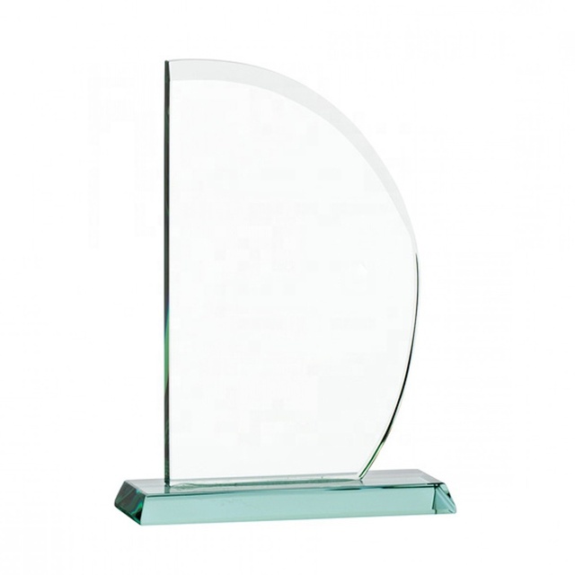 Blank 3D Crystal Trophy Sailboat Optical Crystal Souvenir Carved Laser Engraved Handmade Glass Awards