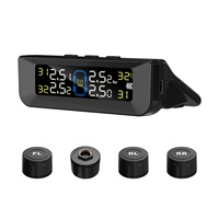 Capteur TPMS universel à énergie solaire, capteur externe sans fil, système de surveillance de la pression des pneus en temps réel, TPMS pour voiture