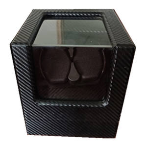Fábrica al por mayor T3 automático mecánico de madera + cuero reloj Winder caja reloj Shaker 2 ranuras función Simple varios colores - Product Image 3