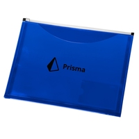 Sac de documents transparent sur mesure en matériau PP A4 0.35mm avec enveloppe de fichier à fermeture éclair en PVC dossier en plastique PP